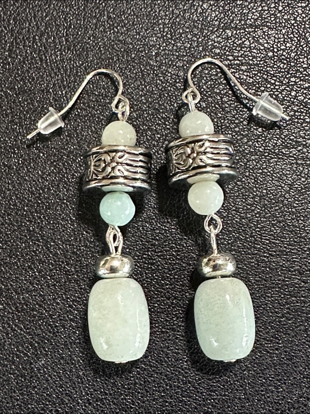 Premier Designs Stone Drop Wire Back Earrings